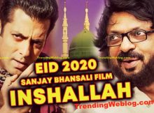 Inshallah Movie Salman Khan 2020