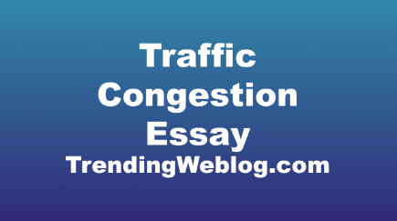 Traffic Congestion Essay