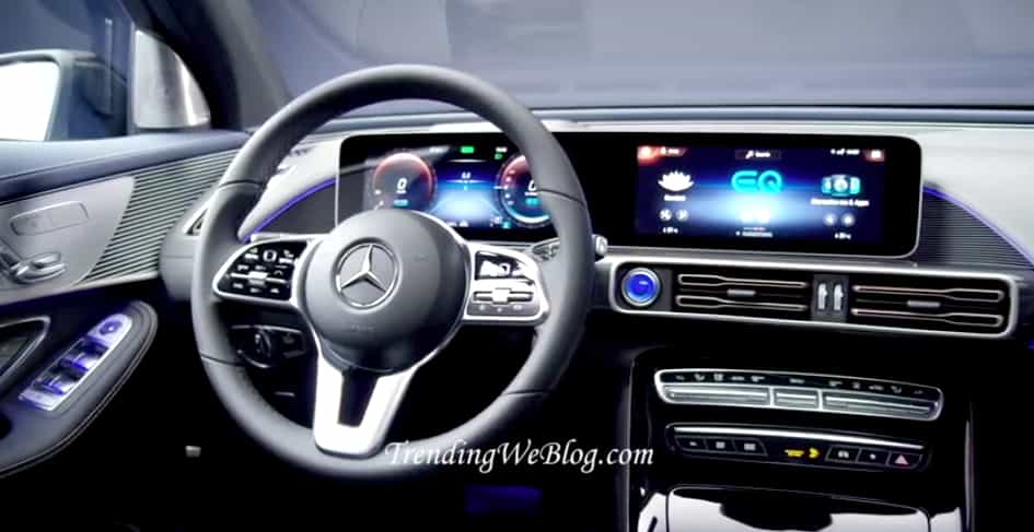 Mercedes Electric Car interior 
