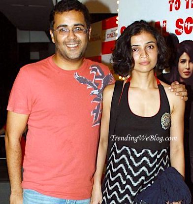 chetan bhagat Wife photo