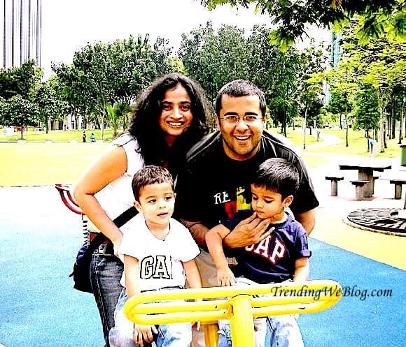 chetan bhagat family