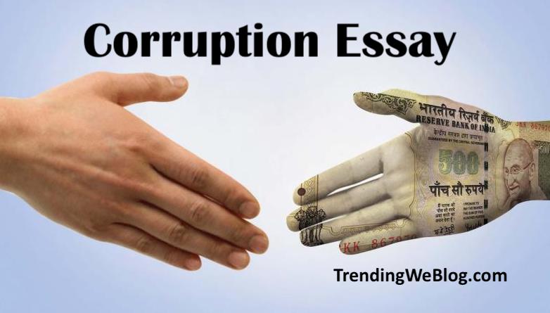 corruption in the world essay