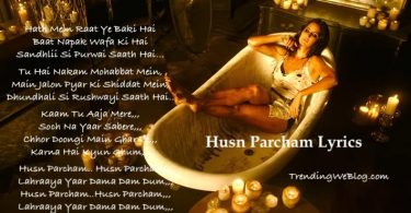 Husn Parcham Lyrics