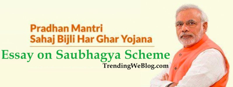 saubhagya yojana essay