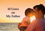 10 Lines on My Father
