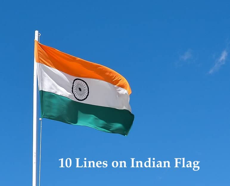 10 Lines on Indian Flag
