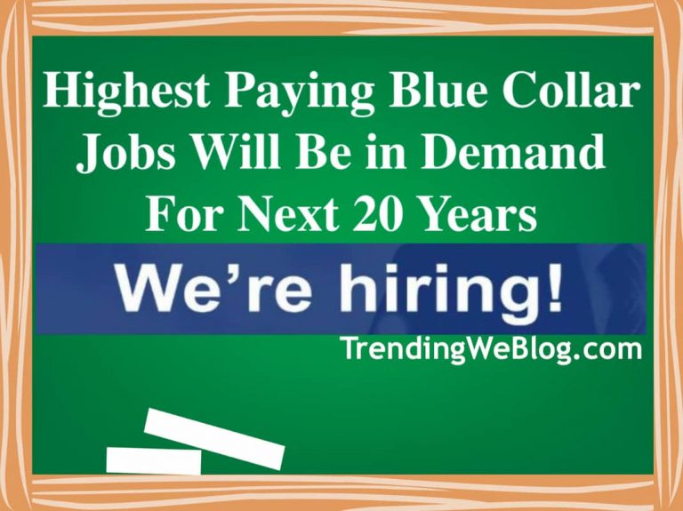 Highest Paying Blue Collar Jobs That Will Be In Demand for Next 20 Years