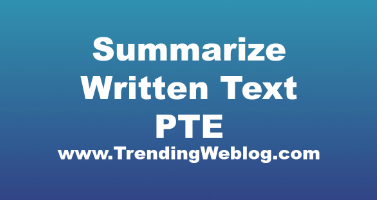 Summarize Written Text PTE Practice Sample 6