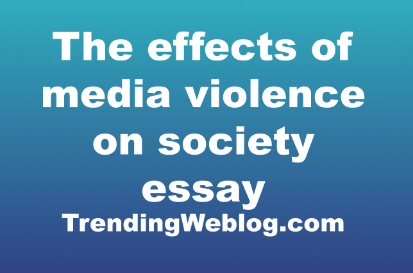 Violence in the media promote violence in society agree or disagree