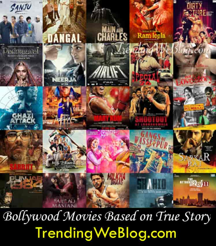 Bollywood Movies Based on True Stories