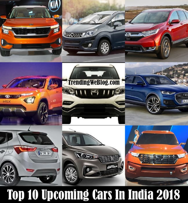 Upcoming Cars In India 2018