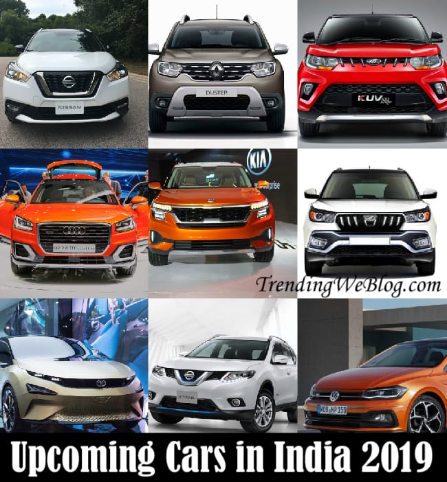 Upcoming Cars in India 2019