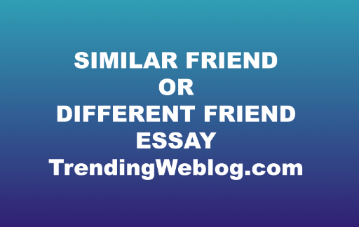 What kind of friend is better similar or different