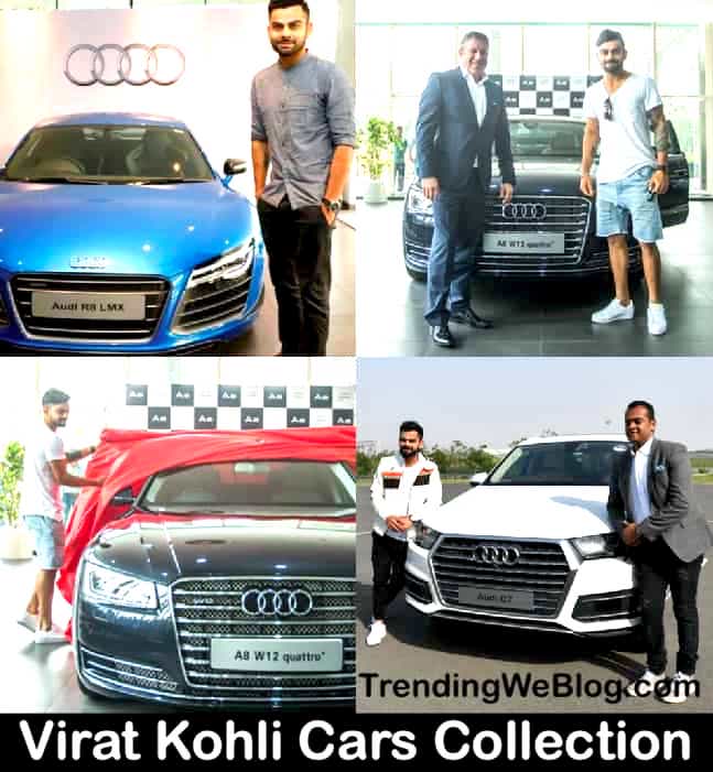 Virat Kohli Cars Collection