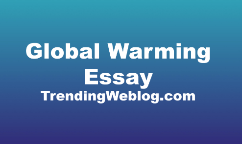 Global Warming Essay