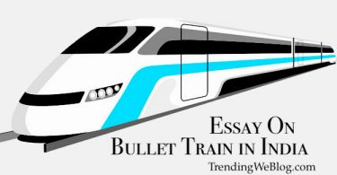 bullet train in india essay