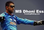 Short Essay on MS Dhoni