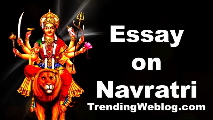 write essay on navratri