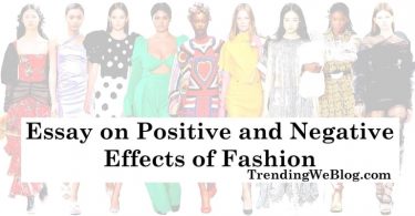 Essay on Positive and Negative Effects of Fashion